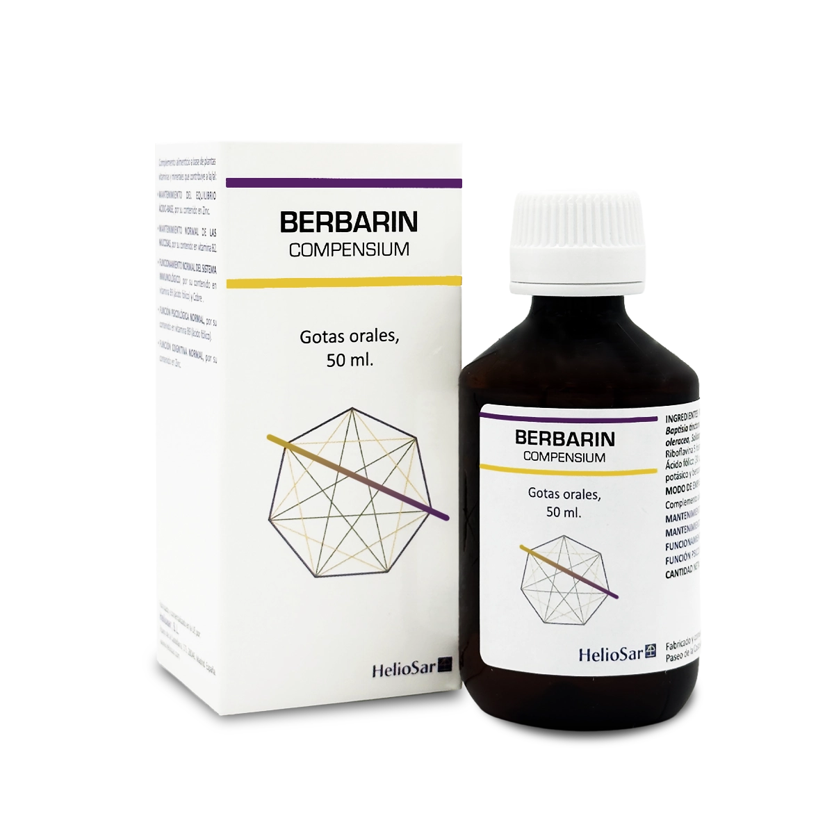 BERBARIN Compensium – Frasco y caja HelioSar